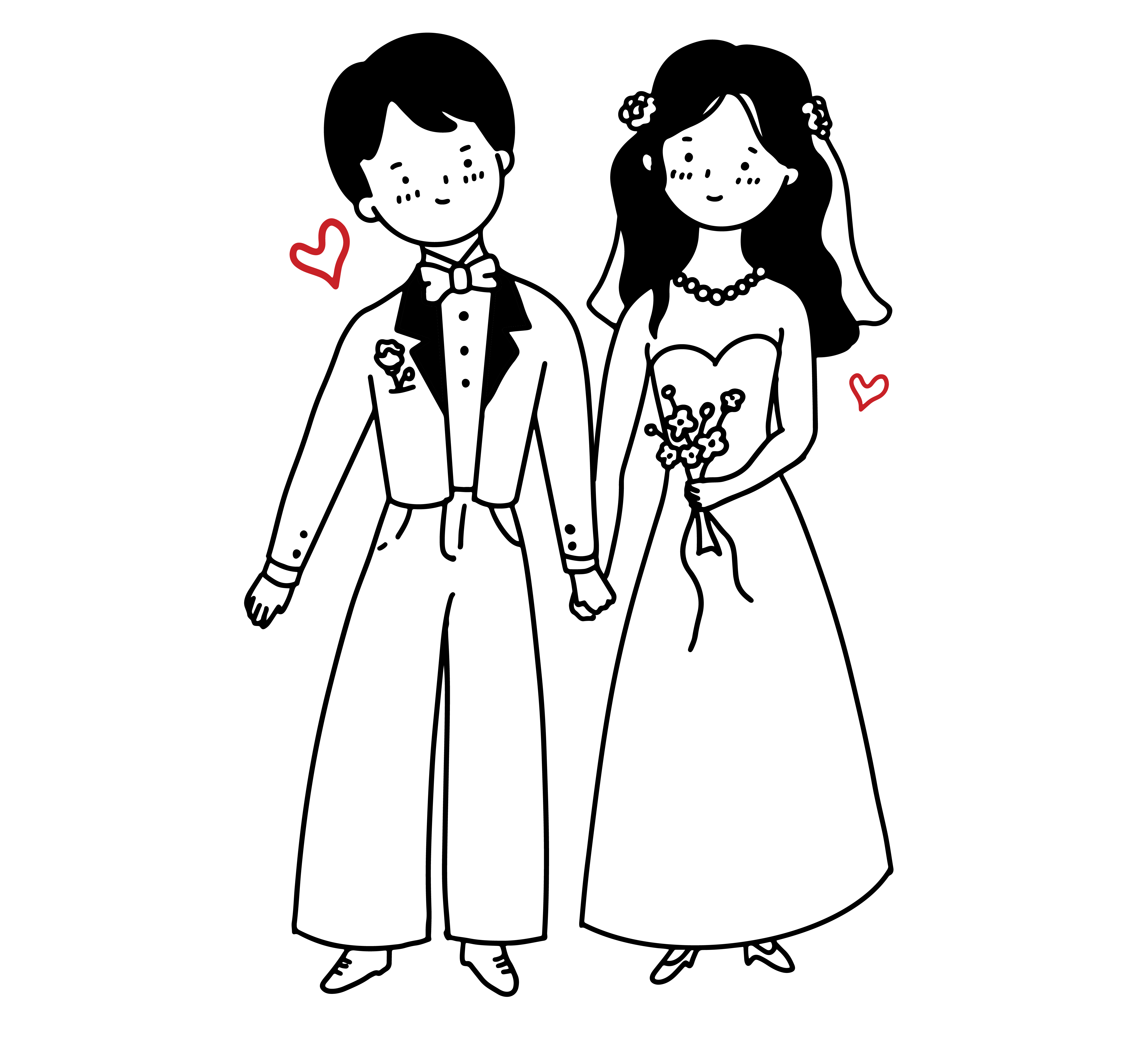 Illustrated Couple